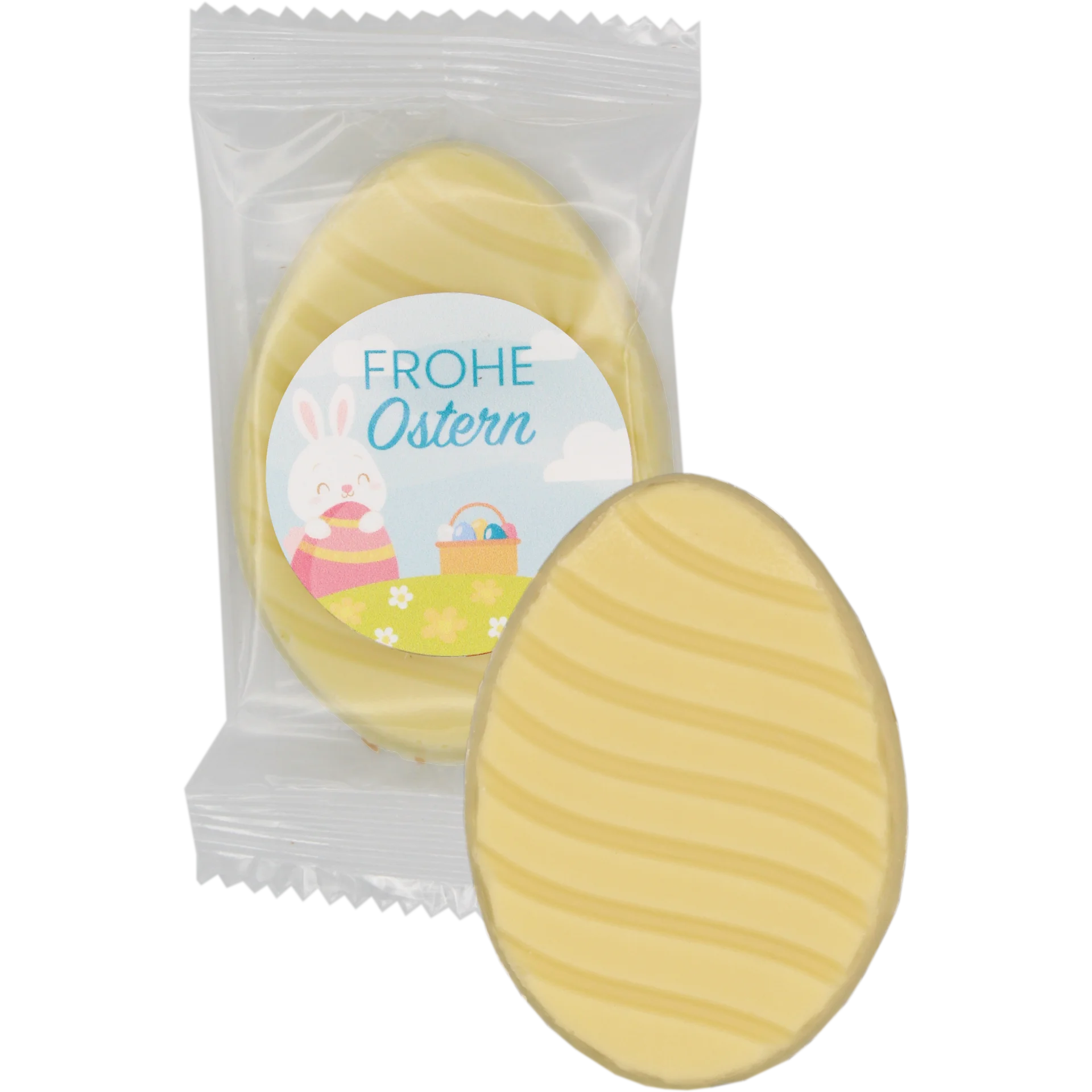Schoko Osterei - Weiß Schoko Osterei - Weiß