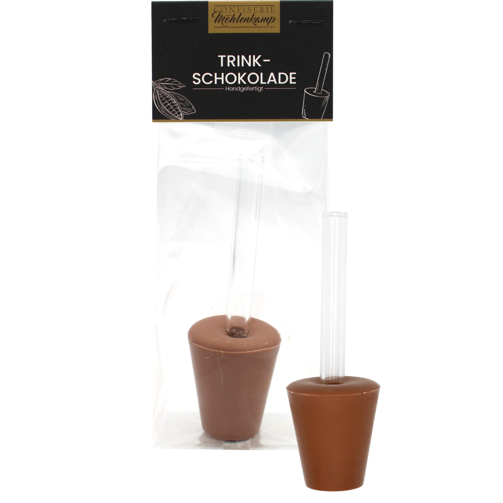 Trinkschokolade | Vollmilch | Glashalm Trinkschokolade | Vollmilch | Glashalm