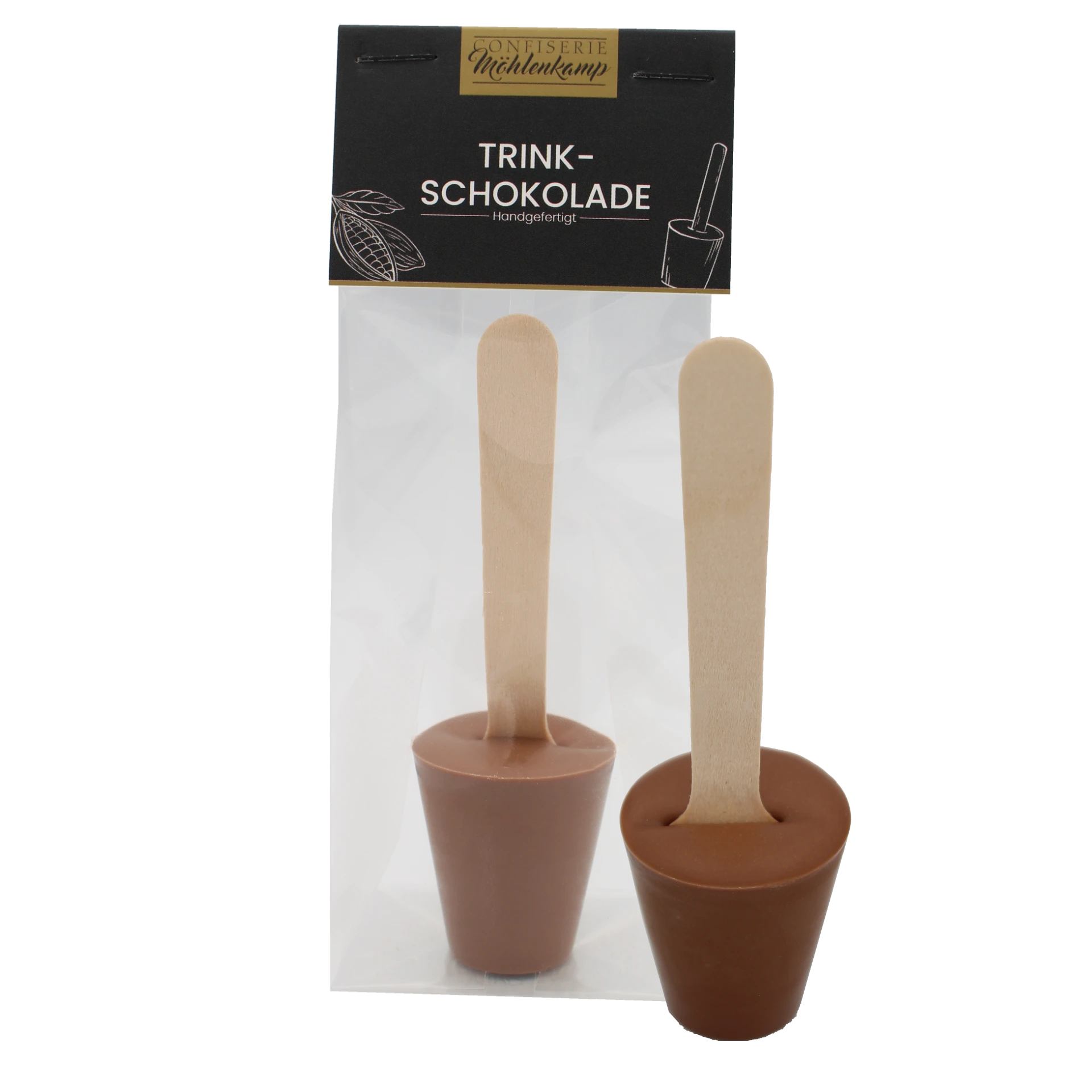 Trinkschokolade | Vollmilch | Holzlöffel Trinkschokolade | Vollmilch | Holzlöffel