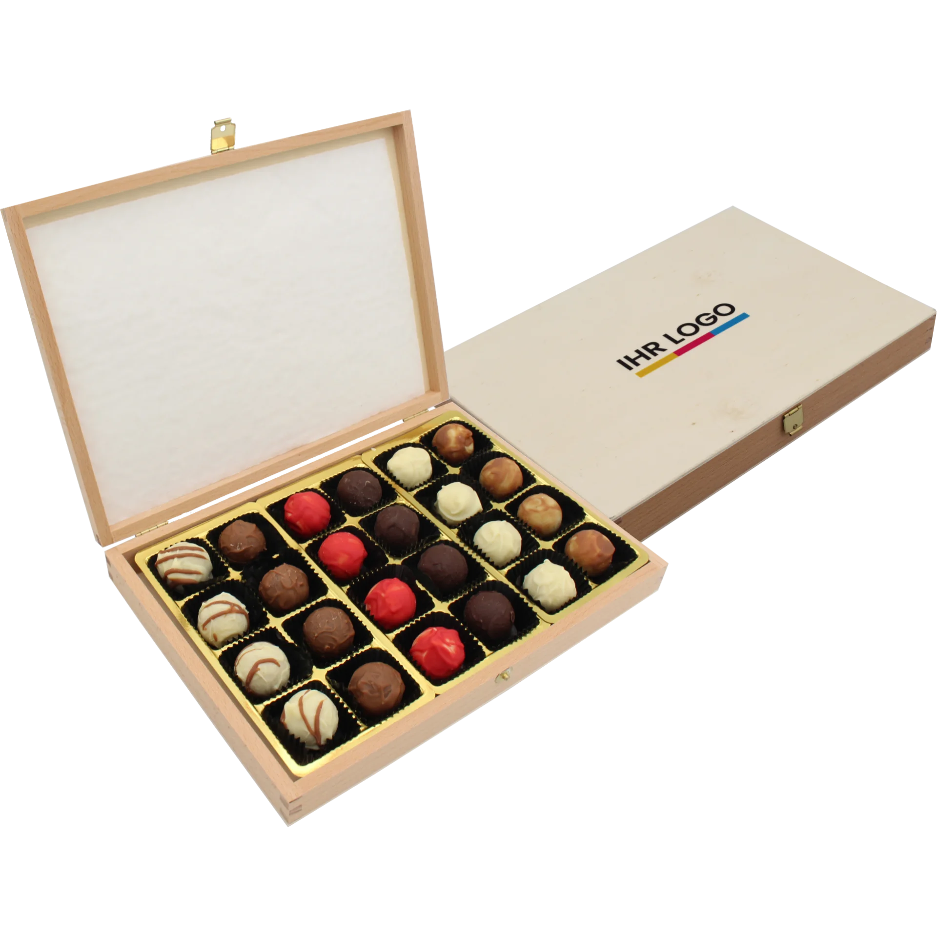 24er Pralinenholzbox 24er Pralinenholzbox