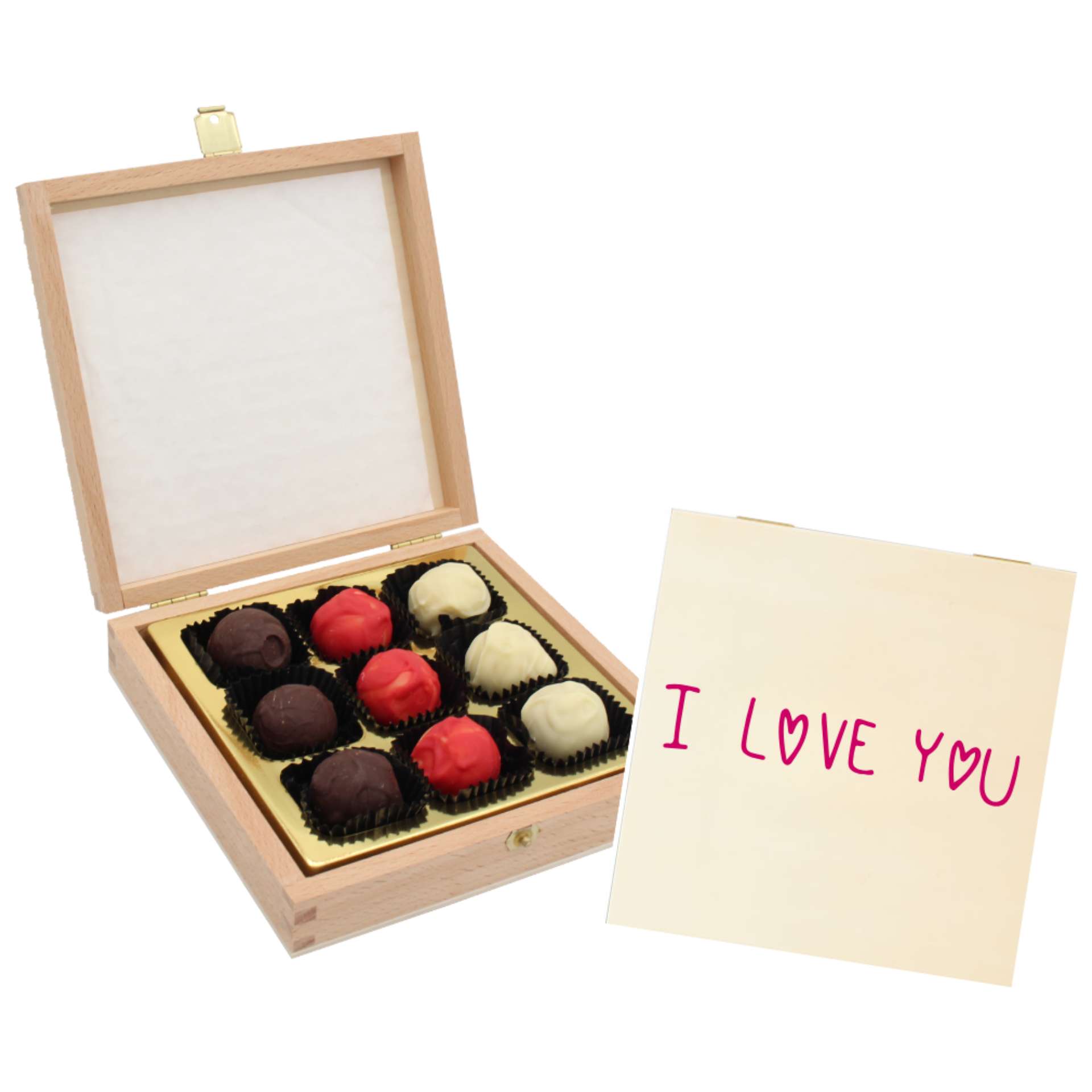 9er Pralinenbox - Valentinstag